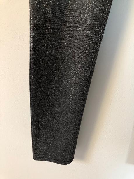 Lesklé legíny elastické, h&m,s