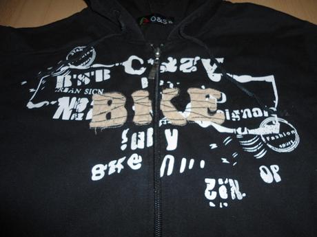 Dámska čierna mikina na zips, m