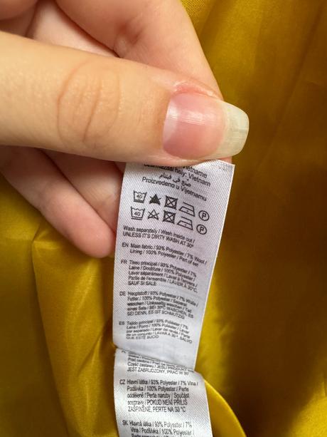 Kabát, f&f,xs