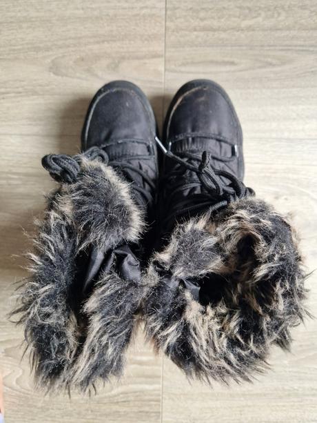 Teplé čižmy s membránou 36, deichmann,36