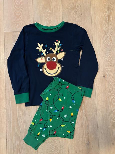 Pyžamo vianočné h&m veľ. 128/134, h&m,128