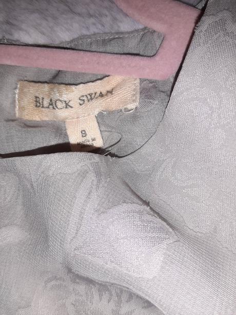 Šaty black swan, black tulip,s