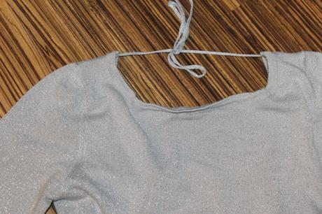 Strieborné úpletové šaty mango v. m, mango,m