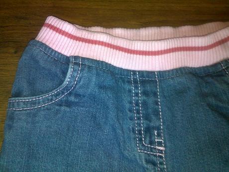 Podšité riflíky s patentom v páse, next,80