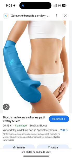 Kde kúpiť návlek na kúpanie so sadrou?