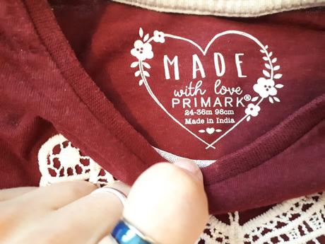 Tričko s dlhým rukávom, primark,98