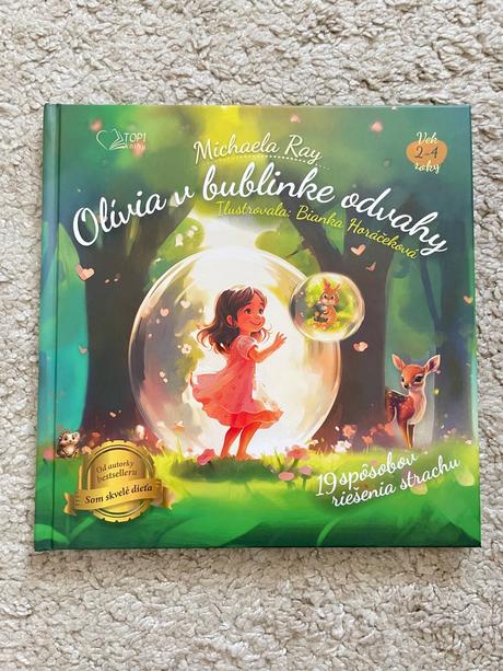 Kniha olívia v bublinke odvahy - michaela ray,