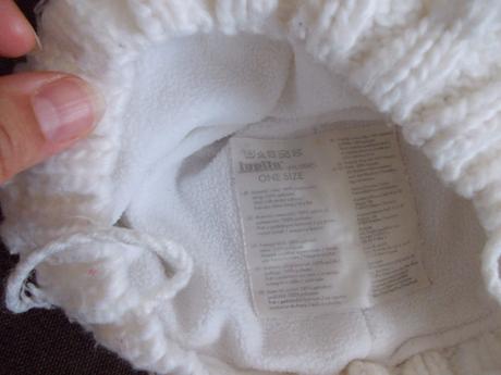 Čiapka biela 110/116, lupilu,110