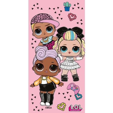 Osuška l.o.l. surprise, 70x140cm,