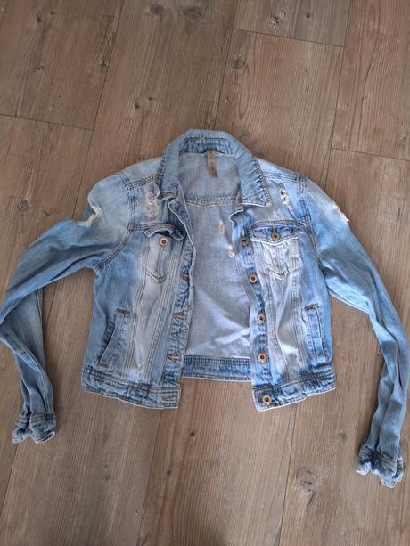 Rifloca bunda s dierami, denim co,38