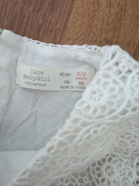 Biele šatky zara, zara,98