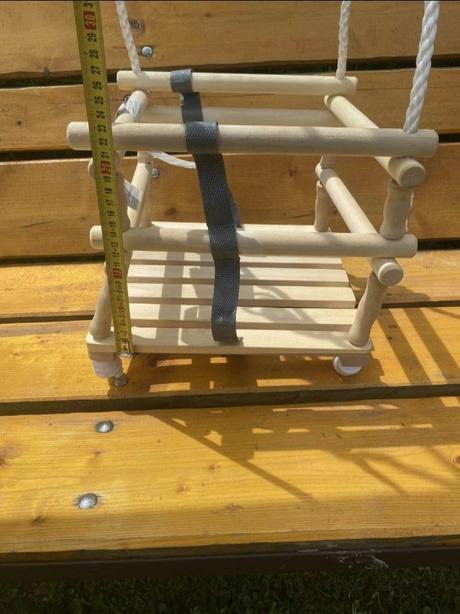 Detská drevená hojdačka, 