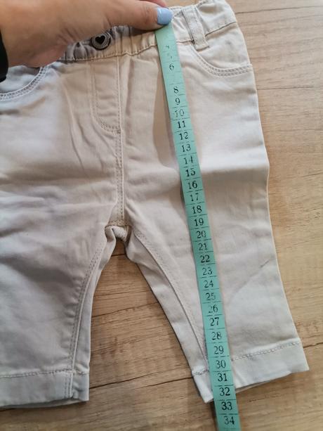 Dievčenské krémové rifle 68, baby club,68