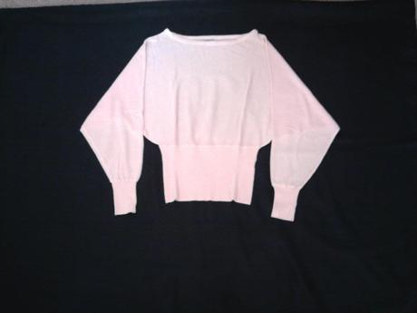 Tričko ružové, dlhý rukáv, netopiere rukávy, s