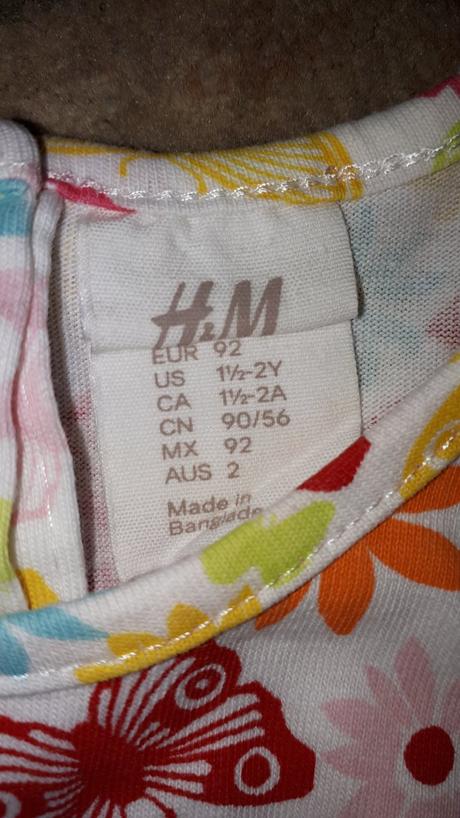 Šaty, h&m,92
