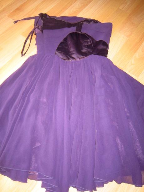 Fialové šaty, lipsy london,xs