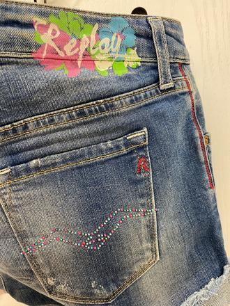 Rifľové kraťasy replay 154/12rokov, replay,152