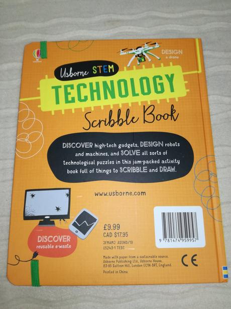 Usborne technology scribble book nwi19,