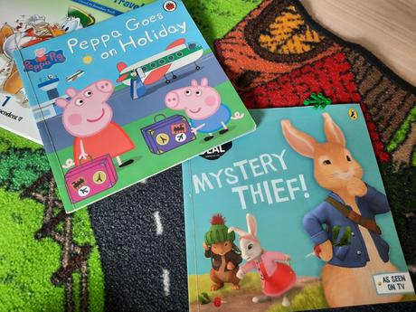 Knihy peppa pig, peter rabit, 