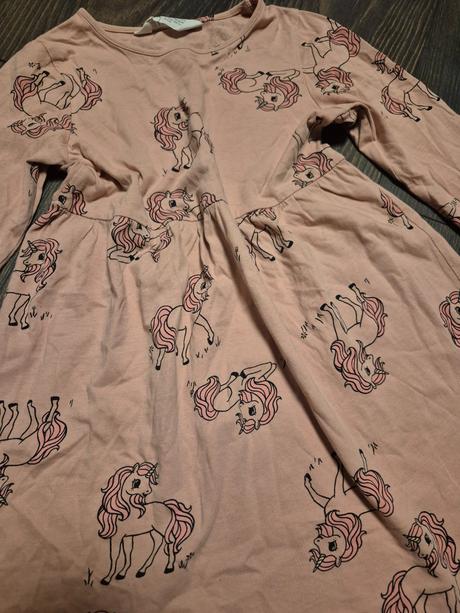 Šaty h&m jednorožcové, h&m,110