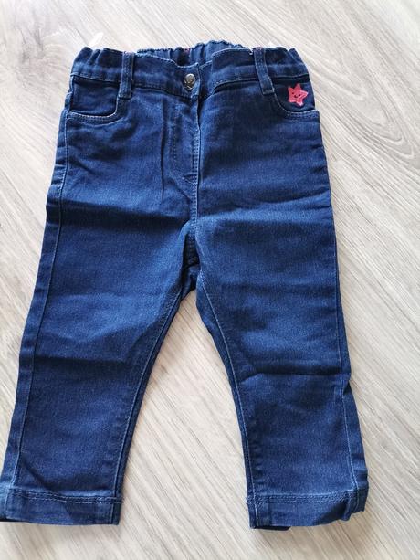 Dievčenské tmavomodré rifle, baby club,80