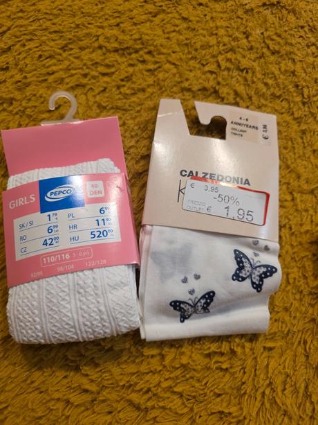 2x pancusky 4-6 rokov, 110 / 116