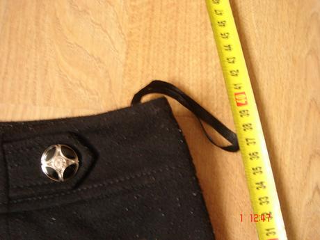 Cierna nosena mini sukna m&s, marks & spencer,l