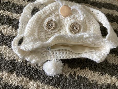 Mačičková pletená kabelka, 