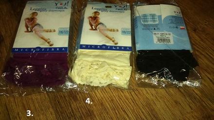 Silonkove leginky k suknicke 116-122, 122