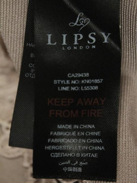 -sťahovacie šaty s čipkou lipsy veľ. 34, lipsy london,32