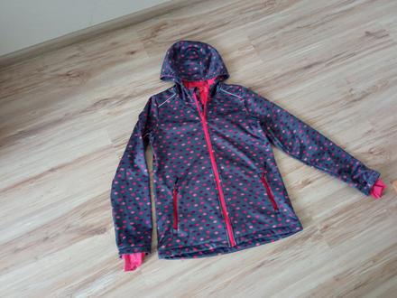 Dievčenská/dámska softšelova bunda - veľ.158/164, crivit,164