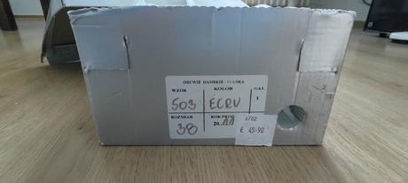 Svadobne topanky, 38