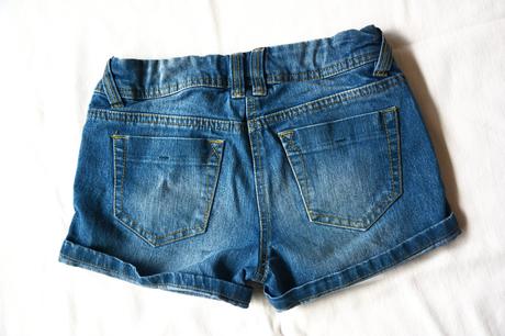 Riflové letné kraťasy, c&a,146