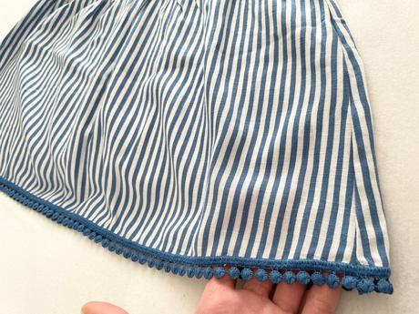 Pruhovana viskozova sukna m-l tezenis, tezenis,m