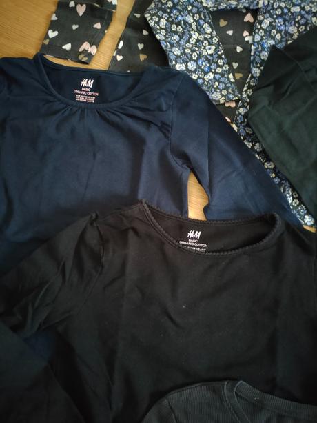7x tričko h&m, veľ. 122/128, v krásnom stave, h&m,122