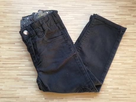 Riflicky so srdieckami na kolenach, h&m,98