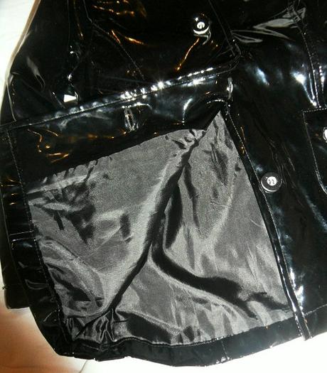 Lakovaný kabátik 104/110, next,104