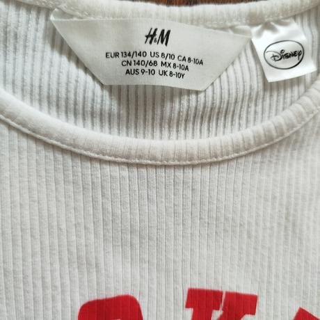 Dve pekné tričká h&m - super stav, h&m,128