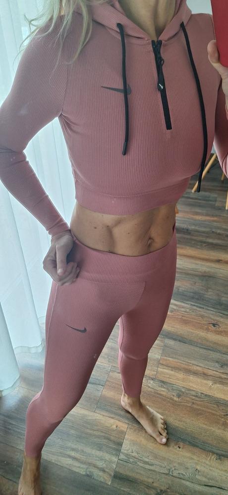 Komplet nike dry-fit leginy crop mikina  34/36, nike,s