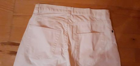 Klasicke biele rifle, ako nove,pc 49,99, h&m,xs