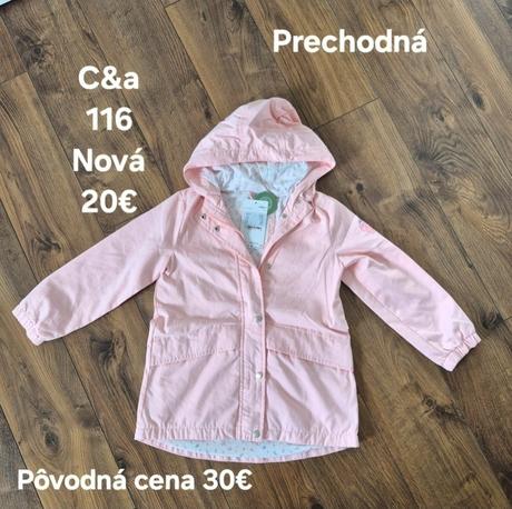 Bunda prechodná tenká, c&a,116