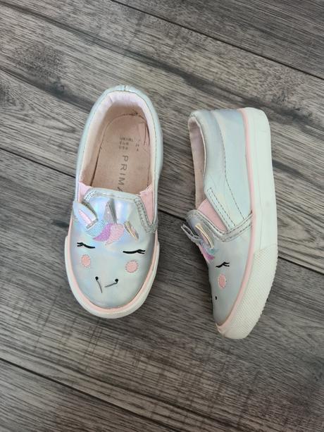 Metalické tenisky jednorožec, primark,25