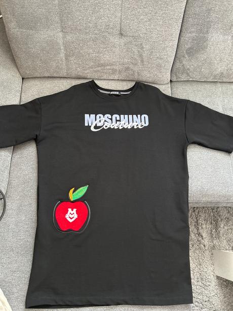 Čierne šaty s aplikáciou jablka xl, xl