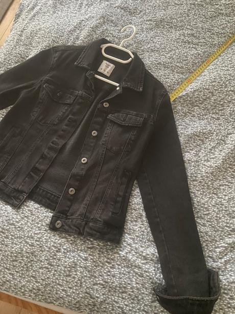 Rifľová bunda bershka, bershka,m