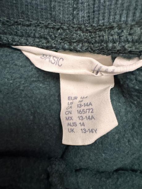 Tepláky hm, h&m,164