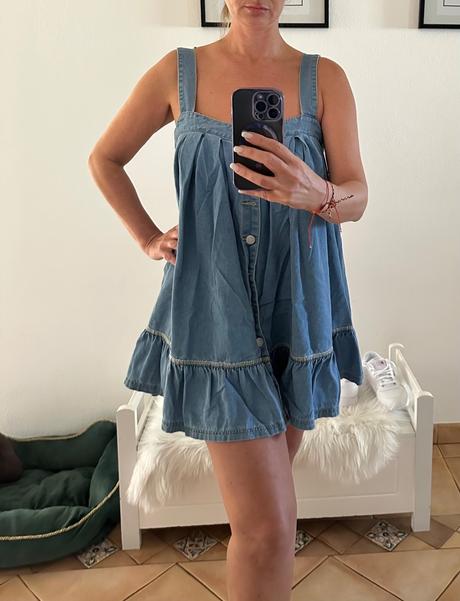 Denim šaty, s