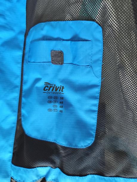Nepremokavá bunda, crivit,xl