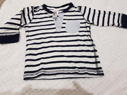 Pásikavé tričko, h&m,74