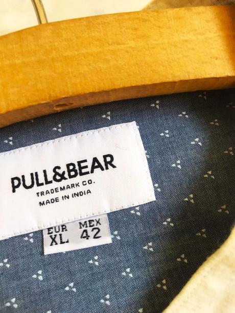 Ľanová košeľa č.42, pull&bear,42