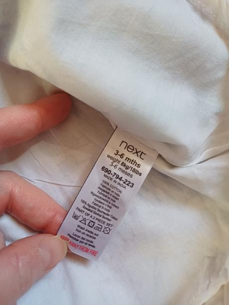 Letné kvetované šaty v.68 / 3-6 mes, next,68